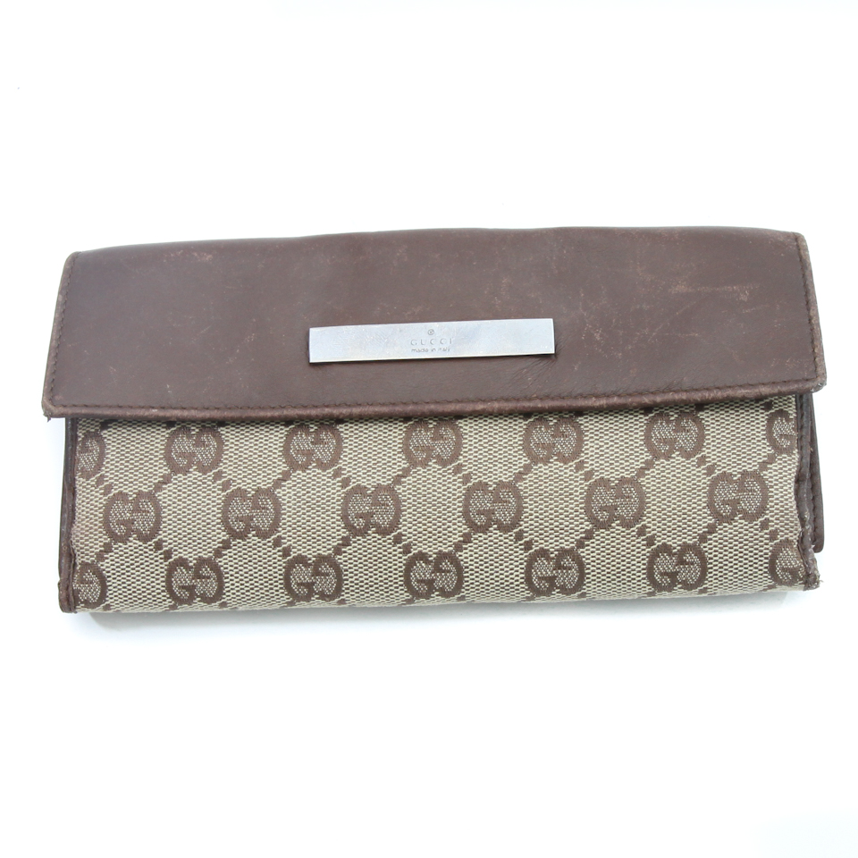 Gucci Classic Monogram Long Wallet GGW130 | Bags of CharmBags of Charm